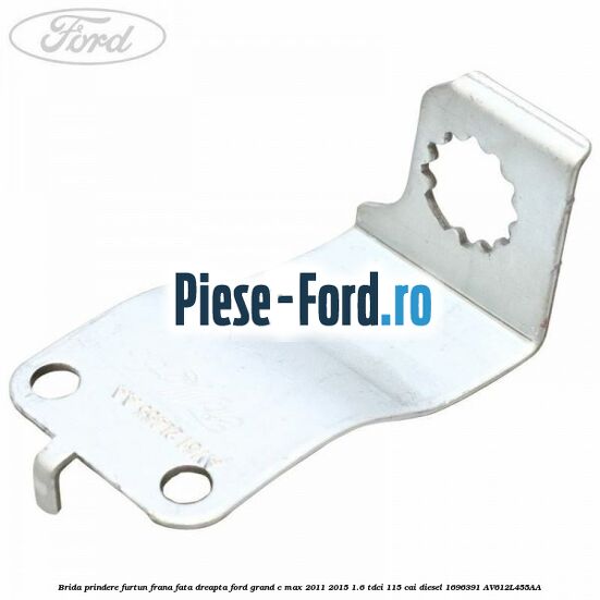 Brida prindere fir senzor abs fata stanga Ford Grand C-Max 2011-2015 1.6 TDCi 115 cai diesel