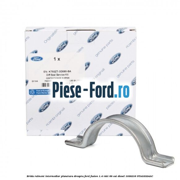 Brida rulment intermediar planetara dreapta Ford Fusion 1.4 TDCi 68 cai diesel #769CD5D2E8