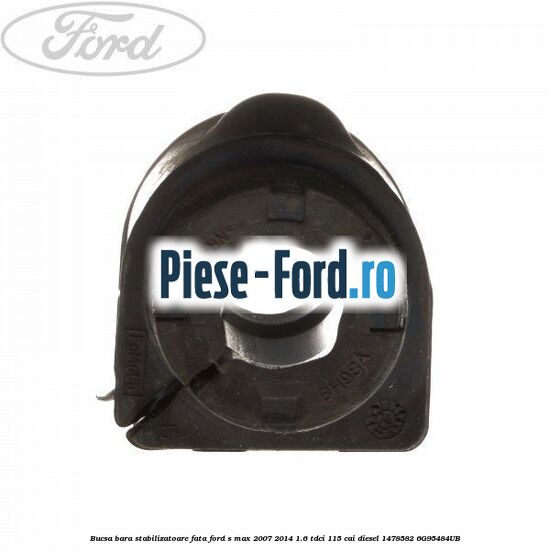 Brida bucsa bara stabilizatoare punte spate Ford S-Max 2007-2014 1.6 TDCi 115 cai diesel