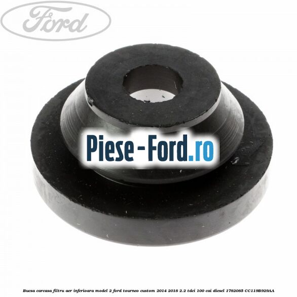 Bucsa carcasa filtru aer inferioara model 2 Ford Tourneo Custom 2014-2018 2.2 TDCi 100 cai diesel
