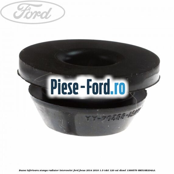 Bucsa inferioara dreapta radiator intercooler Ford Focus 2014-2018 1.5 TDCi 120 cai diesel
