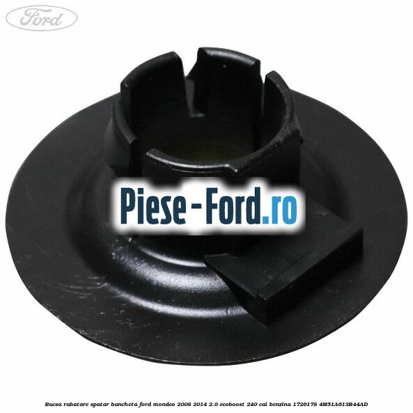 Bucsa prindere tija capota neagra Ford Mondeo 2008-2014 2.0 EcoBoost 240 cai benzina