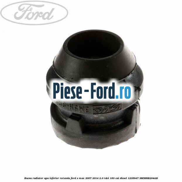 Bucsa radiator apa, inferior rotunda Ford S-Max 2007-2014 2.0 TDCi 163 cai diesel