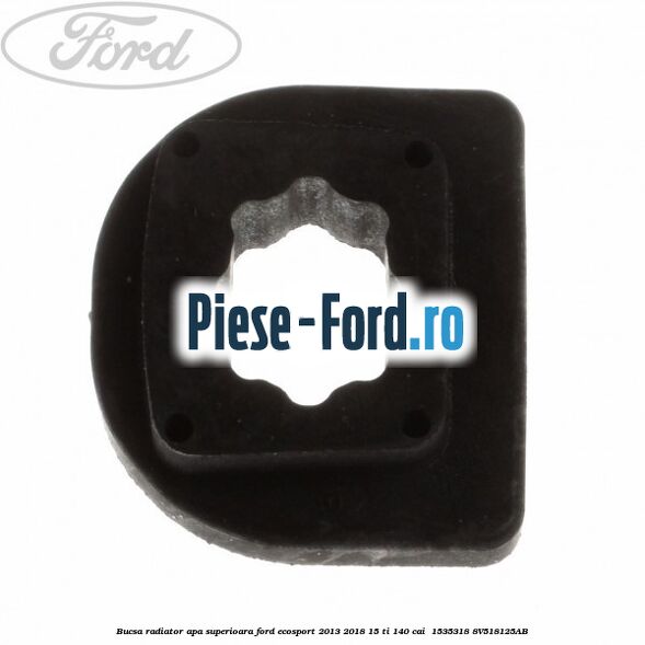 Bucsa radiator apa superioara Ford EcoSport 2013-2018 1.5 Ti 140 cai #F02E5E47EE