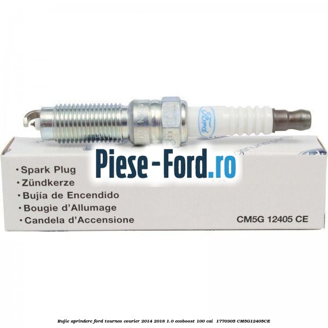 Bujie aprindere Ford Tourneo Courier 2014-2018 1.0 EcoBoost 100 cai  #60EF42E1A5