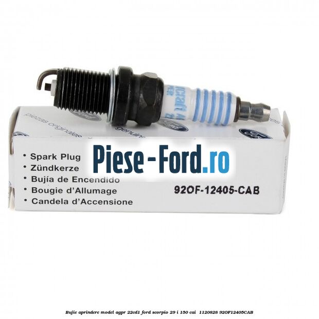 Bujie aprindere model AGPR 22CD1 Ford Scorpio 2.9 i 150 cai #B618CAEC03