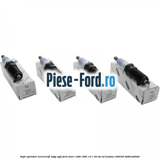 Bujie aprindere Motorcraft 22PP AYFS Ford Escort 1995-1998 1.6 i 16V 88 cai benzina #E8C9E43CFD