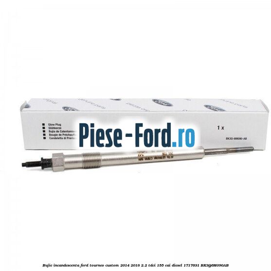Bujie incandescenta Ford Tourneo Custom 2014-2018 2.2 TDCi 155 cai diesel #4C46974257
