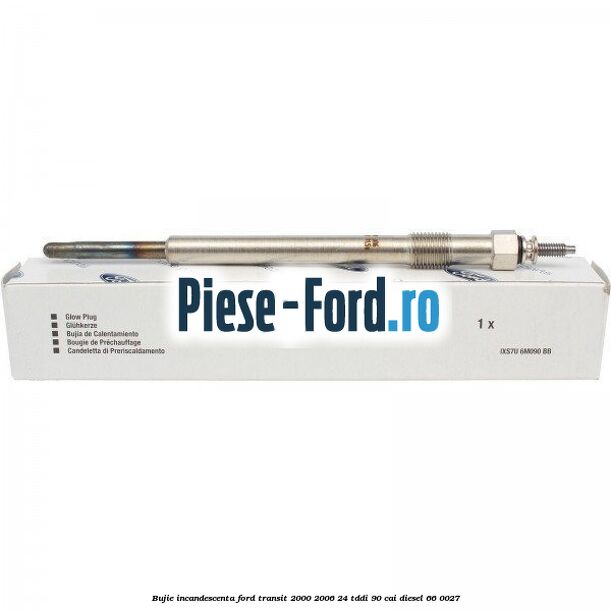 Bujie incandescenta Ford Transit 2000-2006 2.4 TDdi 90 cai #75DD245B5C