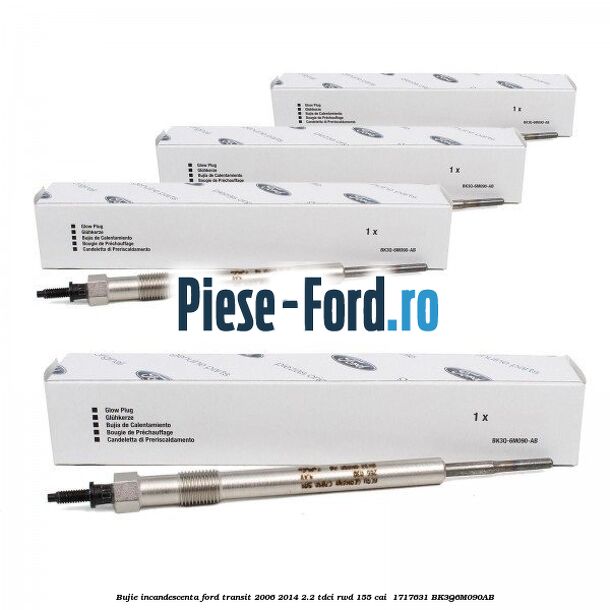 Bujie incandescenta Ford Transit 2006-2014 2.2 TDCi RWD 155 cai #A278B32B39 Bujie incandescenta Ford Transit 2006-2014 2.2 TDCi RWD 155 cai #A278B32B39