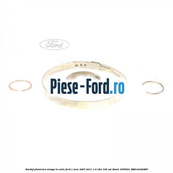 Burduf planetara stanga la cutie Ford C-Max 2007-2011 1.6 TDCi 109 cai diesel #98BE1D4D6E