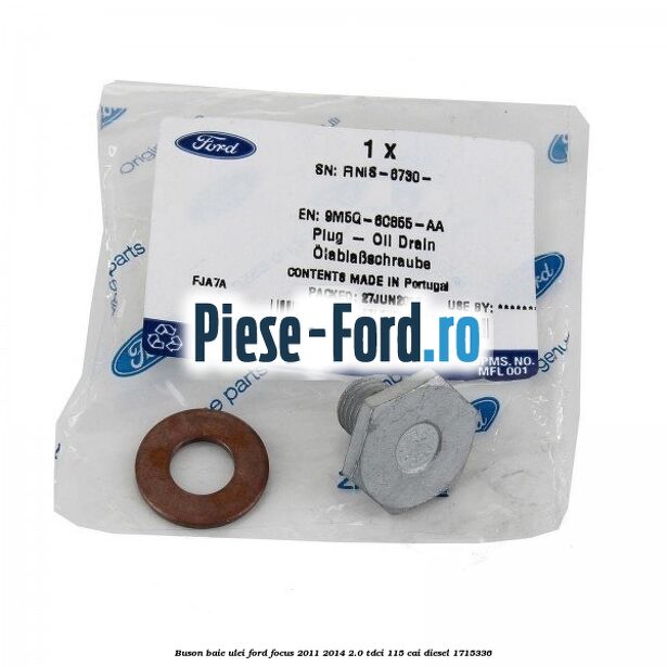 Buson baie ulei Ford Focus 2011-2014 2.0 TDCi 115 cai