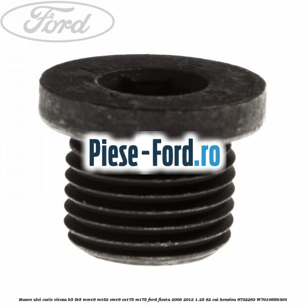 Bucsa ghidare cutie viteza 12 mm Ford Fiesta 2008-2012 1.25 82 cai benzina