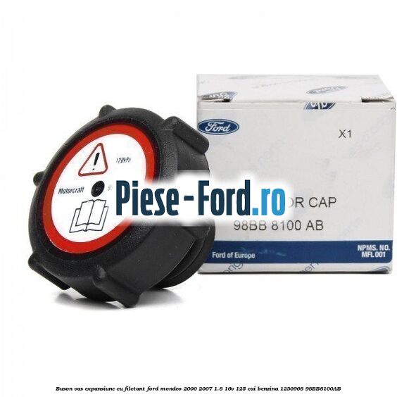 Buson vas expansiune cu filetant Ford Mondeo 2000-2007 1.8 16V 125 cai benzina #D5BA98EBE6