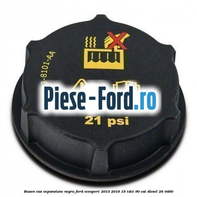 Buson vas expansiune negru Ford EcoSport 2013-2018 1.5 TDCi 90 cai #21F91C8A36