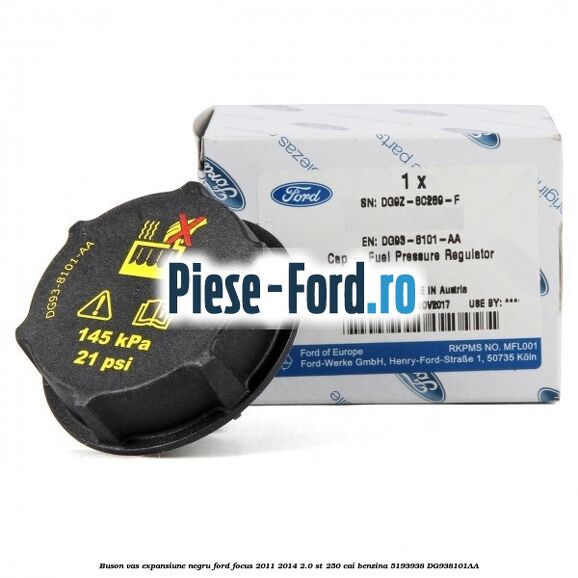 Buson vas expansiune negru Ford Focus 2011-2014 2.0 ST 250 cai benzina