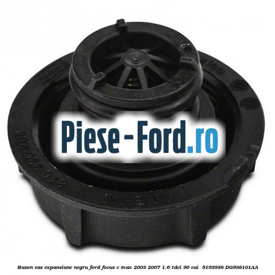 Buson vas expansiune negru Ford Focus C-Max 2003-2007 1.6 TDCi 90 cai  #0AE7217B5E
