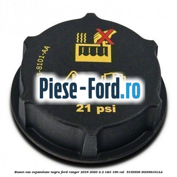 Buson vas expansiune negru Ford Ranger 2016-2020 2.2 TDCi 160 cai  #2E5D45BA0F