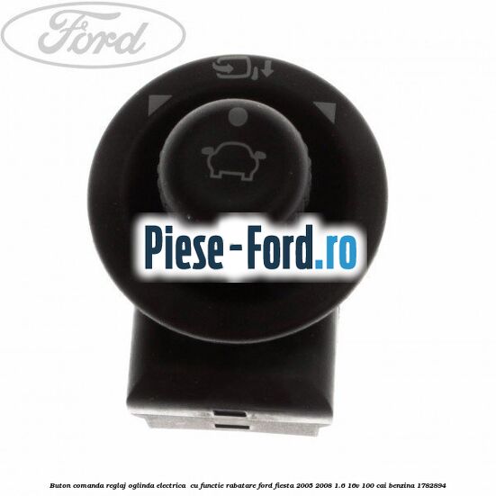Buton comanda reglaj oglinda electrica , cu functie rabatare Ford Fiesta 2005-2008 1.6 16V 100 cai