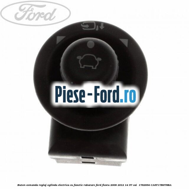 Buton comanda reglaj oglinda electrica cu functie rabatare Ford Fiesta 2008-2012 1.4 97 cai #551303FDC8