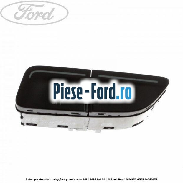 Buton dezactivare airbag pasager Ford Grand C-Max 2011-2015 1.6 TDCi 115 cai diesel