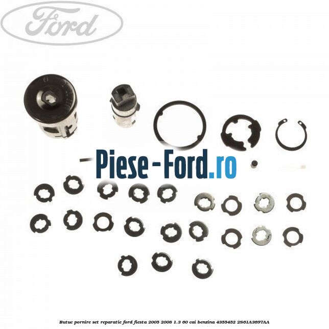 Butuc incuietoare usa stanga fata , set Ford Fiesta 2005-2008 1.3 60 cai benzina