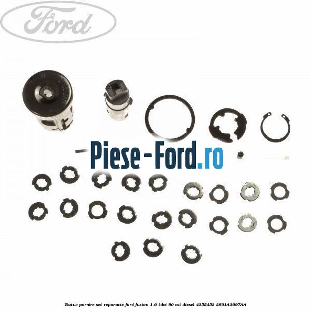 Butuc pornire set reparatie Ford Fusion 1.6 TDCi 90 cai diesel