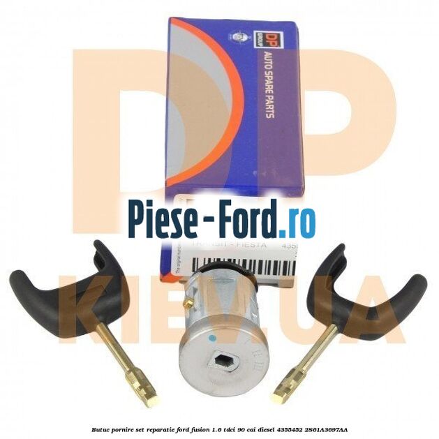 Butuc pornire set reparatie Ford Fusion 1.6 TDCi 90 cai diesel