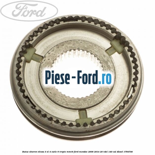 Butuc sincron viteza 3 si 4 cutie 6 trepte MMT6 Ford Mondeo 2008-2014 2.0 TDCi 140 cai #4F6715ECD6