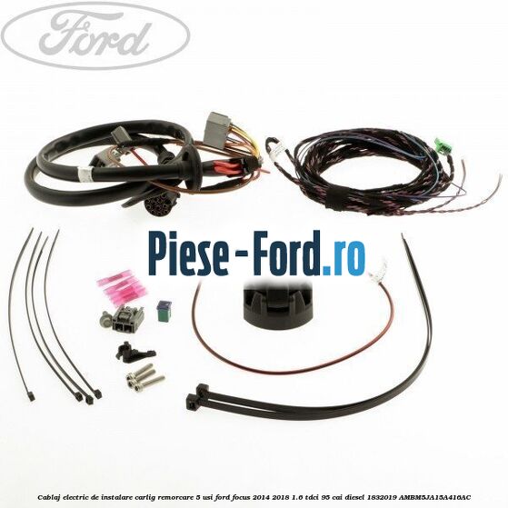 Buton actionare carlig remorcare Ford Focus 2014-2018 1.6 TDCi 95 cai diesel