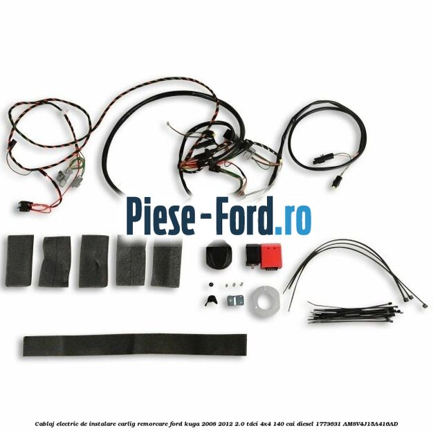 Cablaj electric de instalare carlig remorcare Ford Kuga 2008-2012 2.0 TDCI 4x4 140 cai diesel