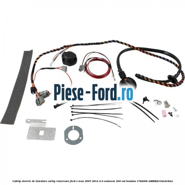 Cablaj electric de instalare carlig remorcare Ford S-Max 2007-2014 2.0 EcoBoost 203 cai benzina
