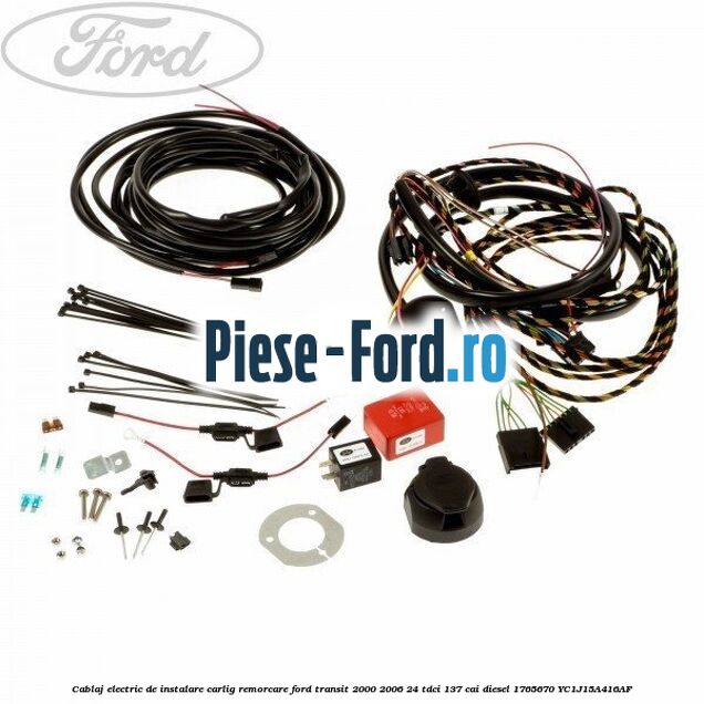 Cablaj electric de instalare carlig remorcare Ford Transit 2000-2006 2.4 TDCi 137 cai #316F52F3A3