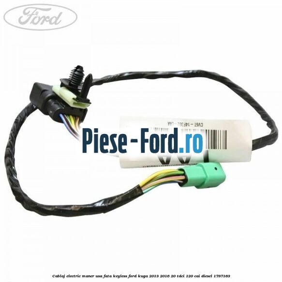 Cablaj electric maner usa fata keyless Ford Kuga 2013-2016 2.0 TDCi 120 cai #86CBE516DB