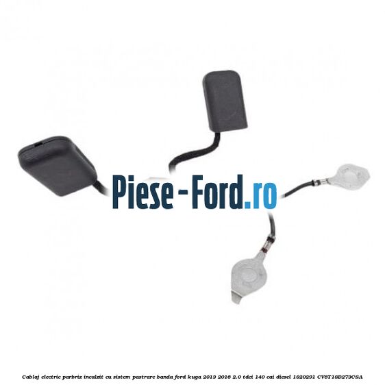 Cablaj bloc comanda trackpad, fara Sync si control viteza Ford Kuga 2013-2016 2.0 TDCi 140 cai diesel