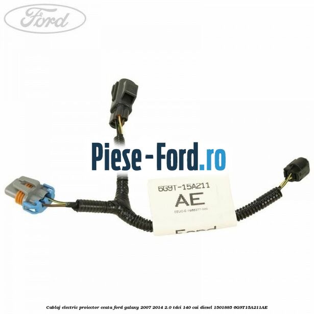 Cablaj electric compartiment motor fara IVD fara incalzire auxiliara Ford Galaxy 2007-2014 2.0 TDCi 140 cai diesel