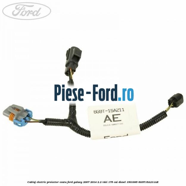 Cablaj electric compartiment motor fara IVD fara incalzire auxiliara Ford Galaxy 2007-2014 2.2 TDCi 175 cai diesel