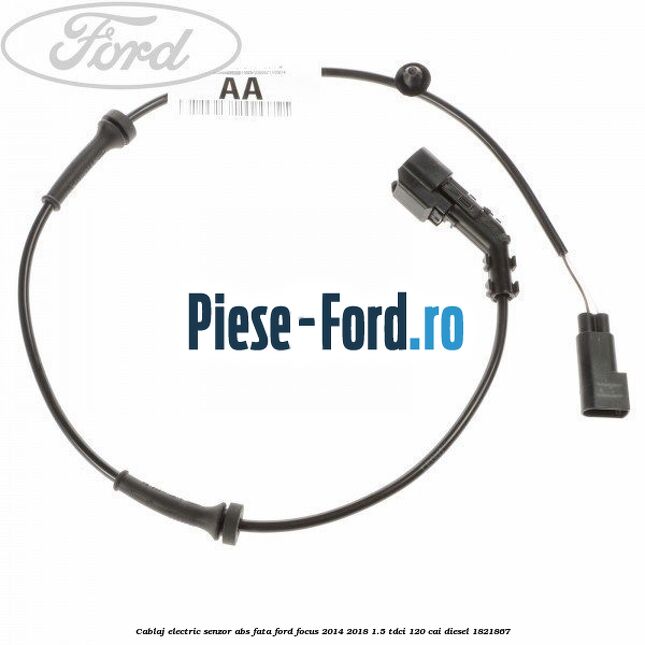 Cablaj electric senzor abs fata Ford Focus 2014-2018 1.5 TDCi 120 cai