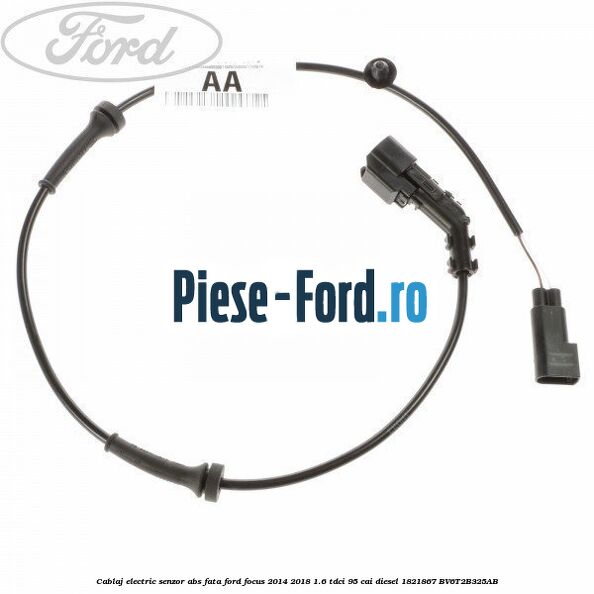 Cablaj electric senzor abs fata Ford Focus 2014-2018 1.6 TDCi 95 cai diesel
