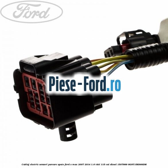 Cablaj electric senzori parcare spate Ford S-Max 2007-2014 1.6 TDCi 115 cai diesel