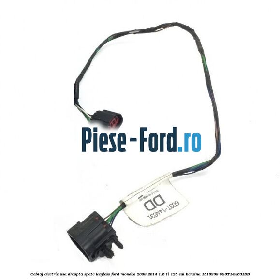 Cablaj electric usa dreapta fata keyless Ford Mondeo 2008-2014 1.6 Ti 125 cai benzina