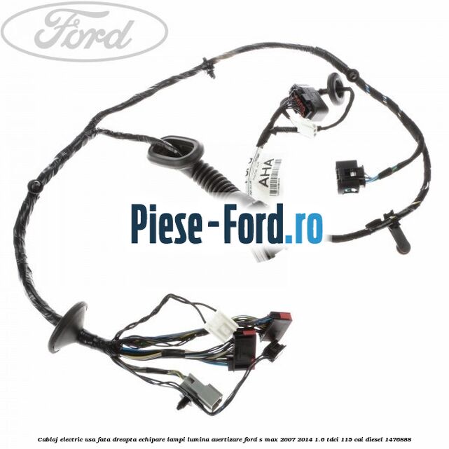 Cablaj electric usa fata dreapta echipare lampi lumina avertizare Ford S-Max 2007-2014 1.6 TDCi 115 cai diesel