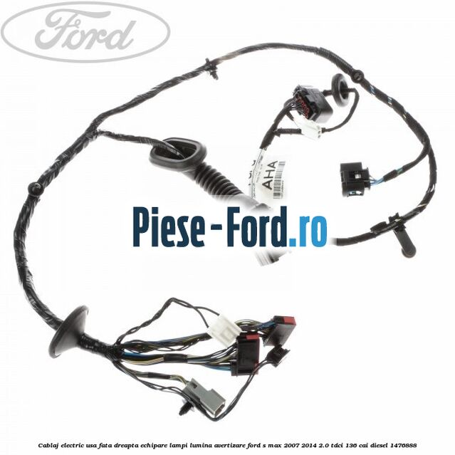 Cablaj electric usa fata dreapta echipare lampi lumina avertizare Ford S-Max 2007-2014 2.0 TDCi 136 cai diesel
