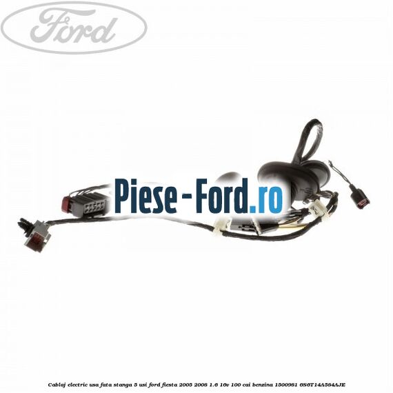 Cablaj electric usa fata stanga 5 usi Ford Fiesta 2005-2008 1.6 16V 100 cai benzina #F3A6244873