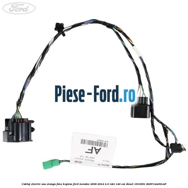 Cablaj electric usa stanga fata keyless Ford Mondeo 2008-2014 2.0 TDCi 140 cai diesel #F1294E6103