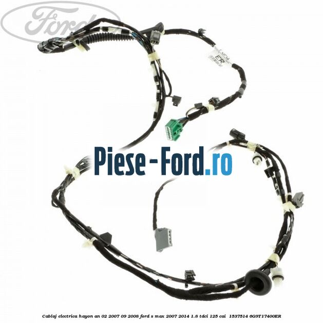 Cablaj electrica hayon an 02/2007-09/2008 Ford S-Max 2007-2014 1.8 TDCi 125 cai  #6F5B027D62