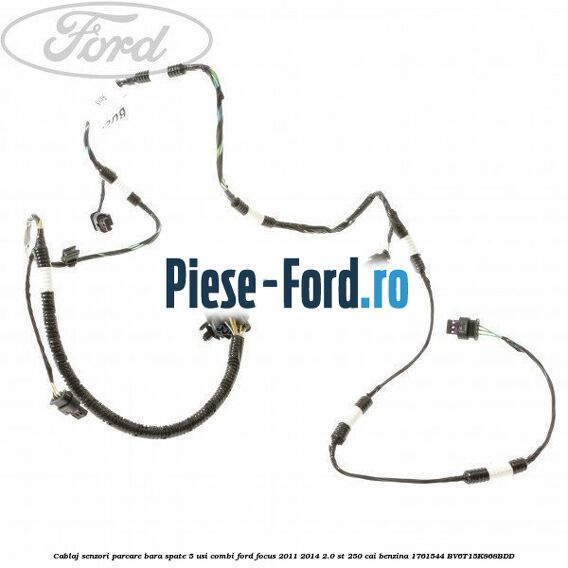 Cablaj senzori parcare, bara spate 5 usi combi Ford Focus 2011-2014 2.0 ST 250 cai benzina