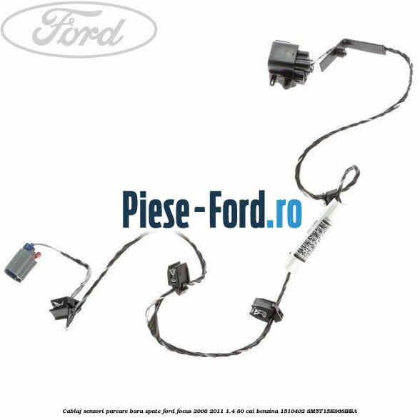 Cablaj senzori parcare, bara spate Ford Focus 2008-2011 1.4 80 cai benzina #C521F5F605