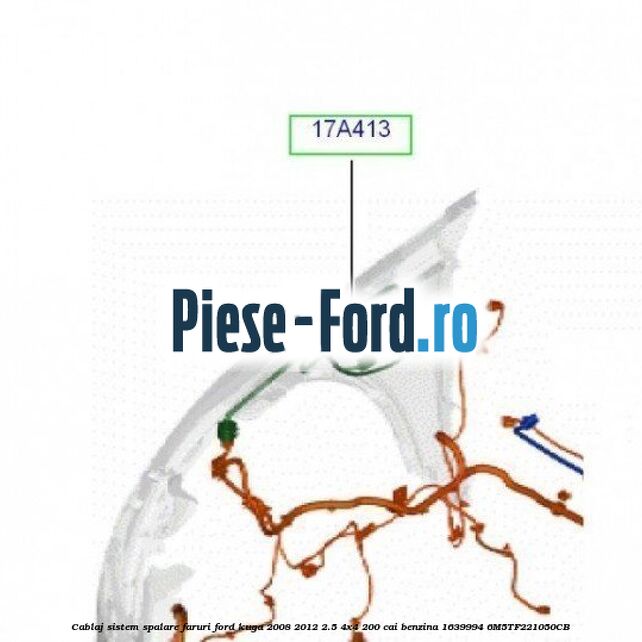 Cablaj sistem spalare faruri Ford Kuga 2008-2012 2.5 4x4 200 cai benzina