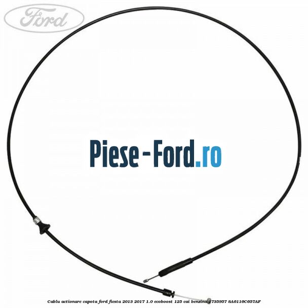 Cablu actionare capota Ford Fiesta 2013-2017 1.0 EcoBoost 125 cai benzina